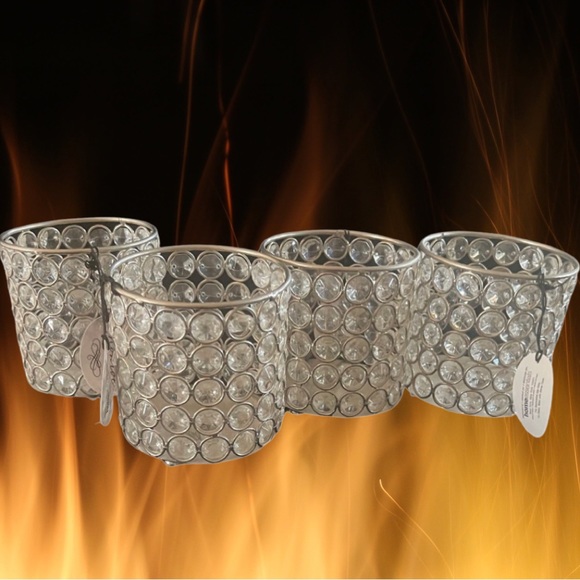 Bundle of 4 Crystal Candle Holders NWT - Picture 9 of 9